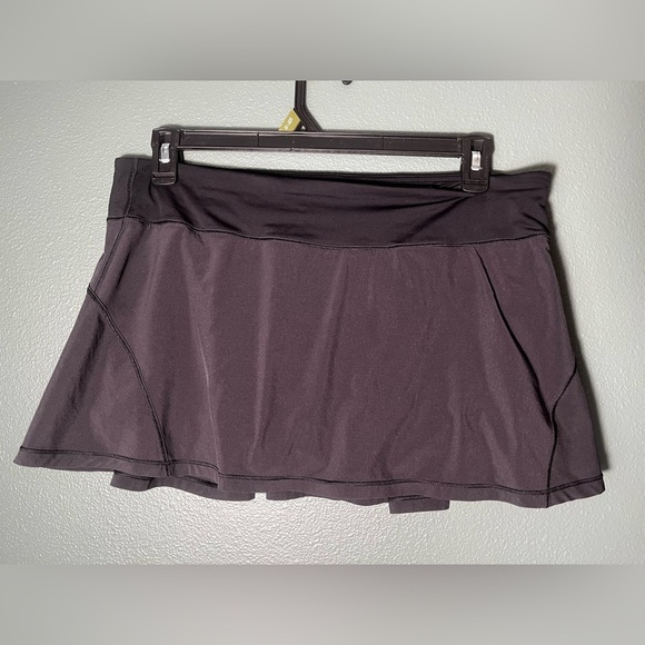 Black Lululemon Circuit Breaker Skort in Black Size 12 Regular - Picture 1 of 6